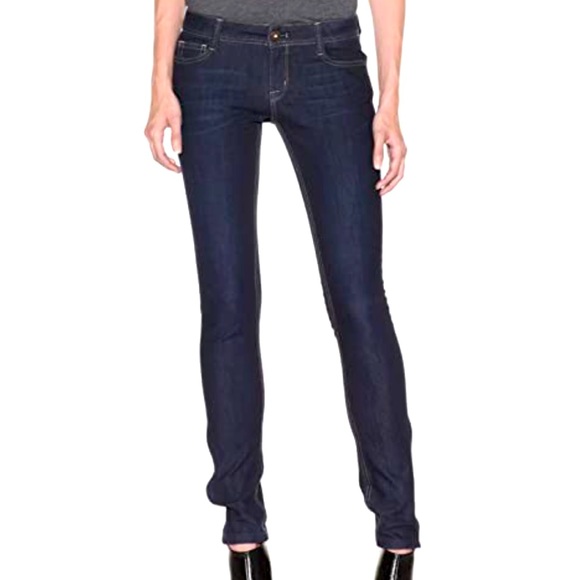DL 1961 Jean, “Britney Slim Straight” fitted jean, dark wash colour, size 27. - Picture 1 of 14